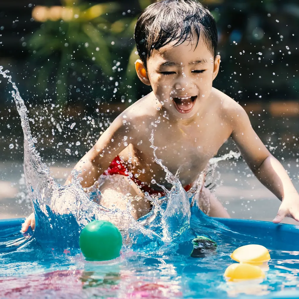 Children’s splash areas