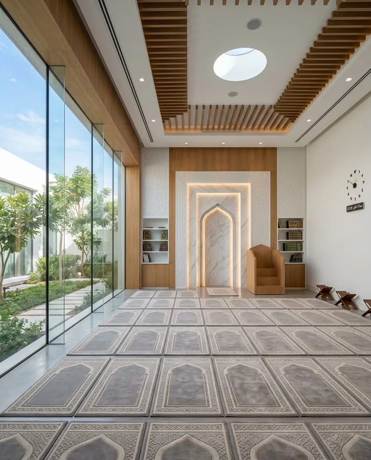 Prayer rooms for men and women