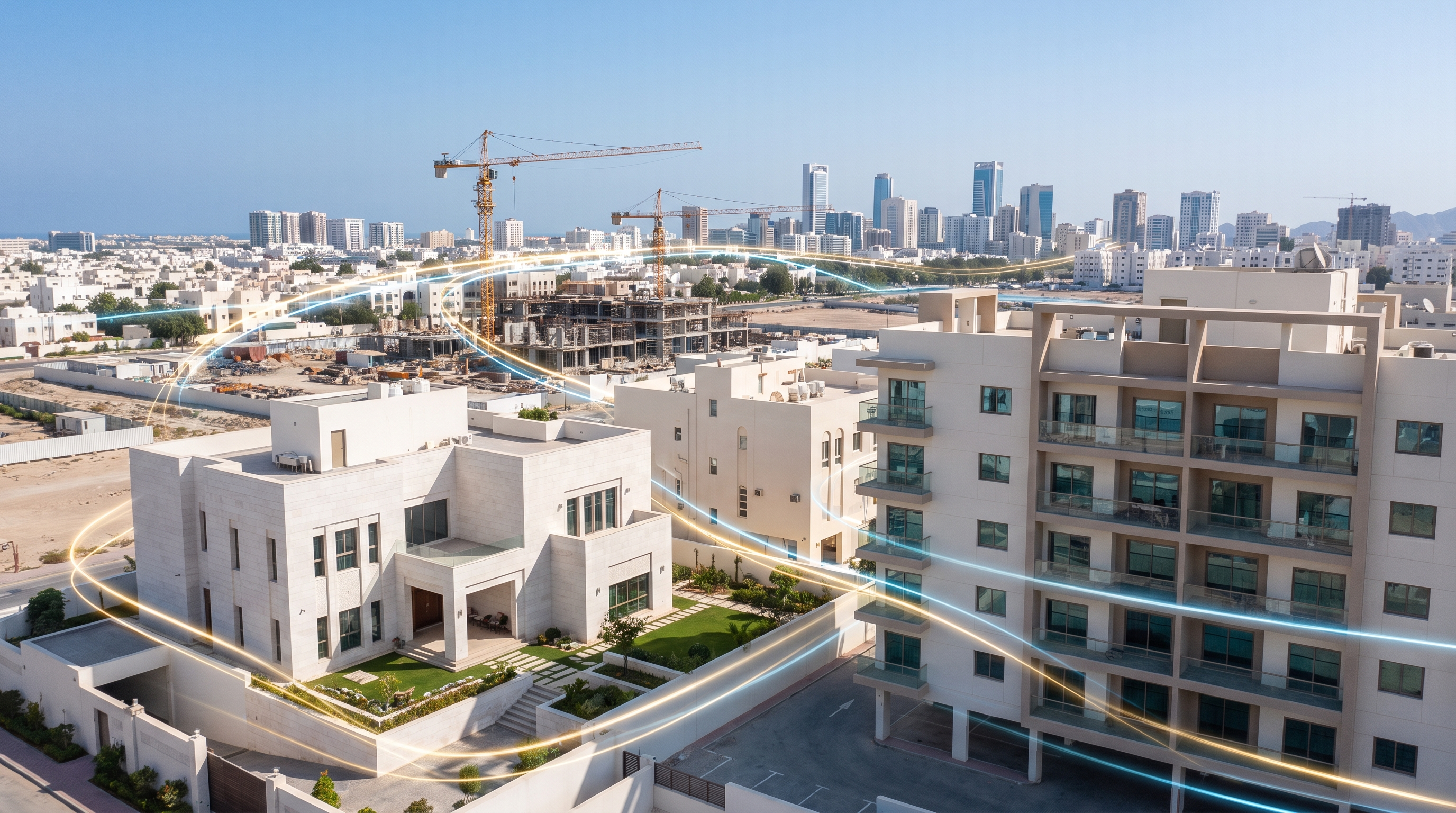 Immobilienaktivität im Oman im ersten Halbjahr 2026: 1,434 Milliarden Rial gehandeltes Volumen